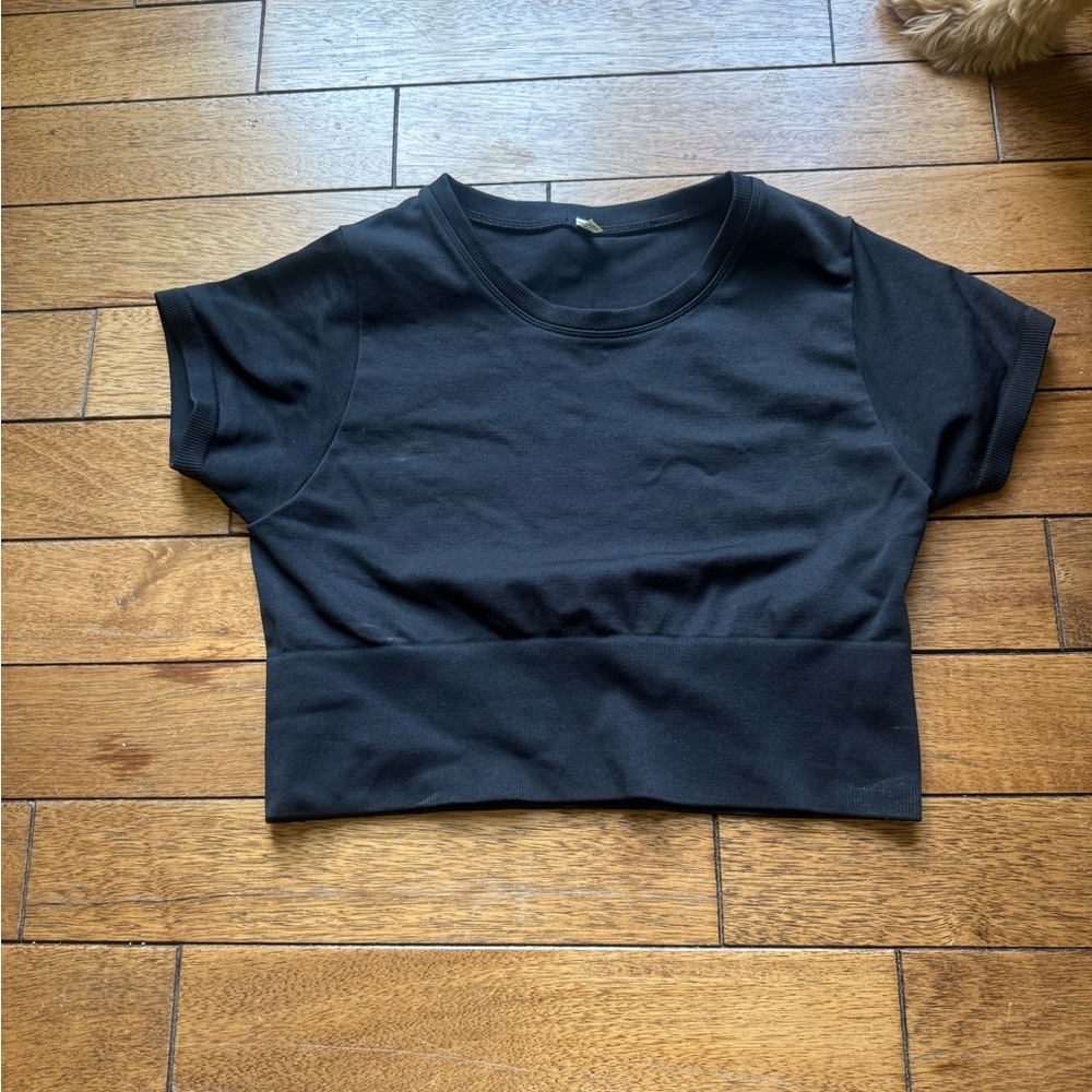(BOGO) Classic Black Women's Crop Top